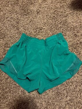 Women's Athletic Shorts in Green